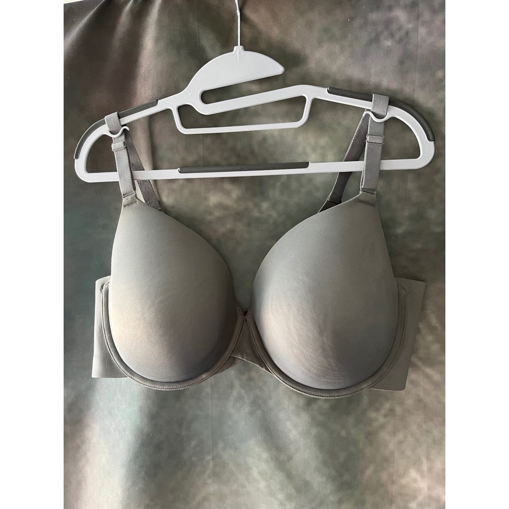 Cacique Gray‎ Full Coverage Lightly Lined Bra Plus Size 40DD Everyday Comfort